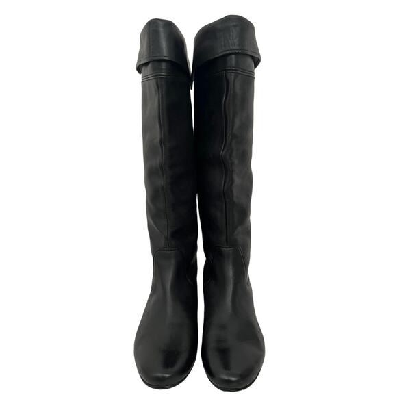 COACH BENITA BLACK SOFT LEATHER FLAT SOLE WOMEN'S TALL RIDING BOOTS SIZE 5 1/2 B - Picture 5 of 16